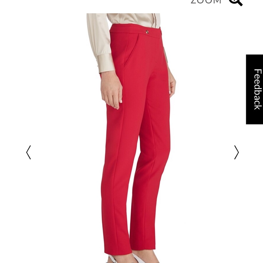 Read soft drape tapered ankle pants